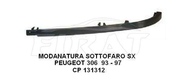 MODANATURA SOTTOFARO PEUGEOT 306 93 - 97 SX